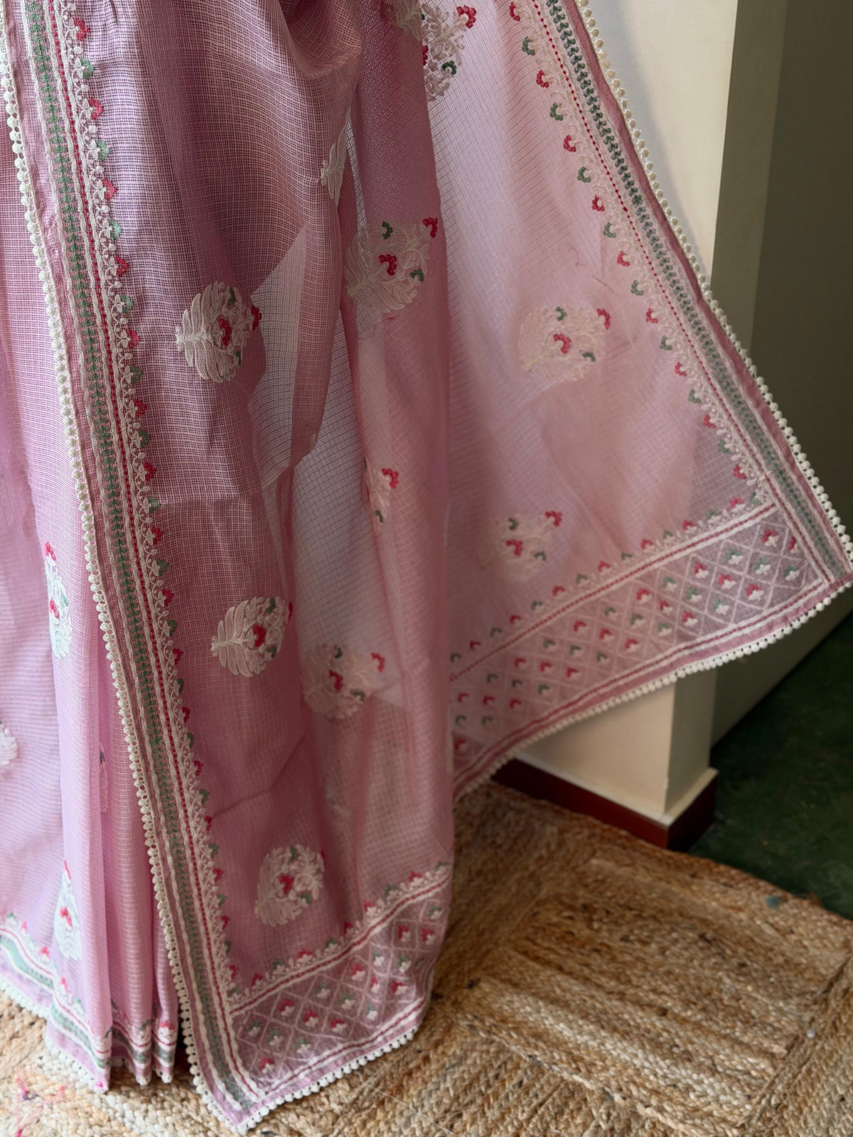 Pastal pink silk Kotta sareesaree -PBR10J