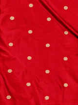 Red Chanderi silk cotton Saree - PBRFA2F