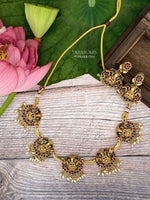Lakshmi Peacock Gungaroo Necklace - JN63