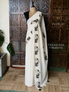 Off white Chanderi cotton silk saree - PBR67