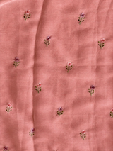 Peach Crush Georgette Saree - PBRCHAND1B