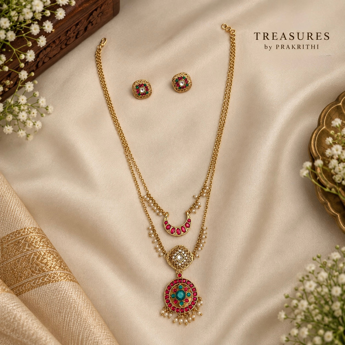 Elegant layerdnecklace - JWN12