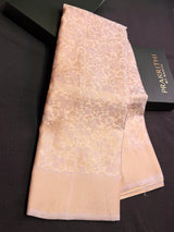 Nude lavender Soft satin brocade Silk Saree - PBRMJ9D
