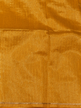 Mustard yellow semi tusser silk saree - PBRSS2D