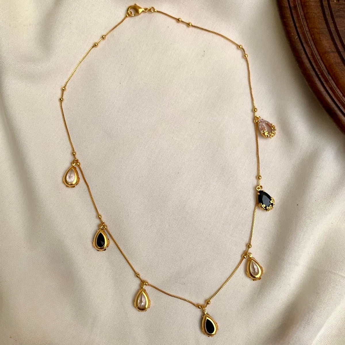 simple stone necklace - JW148A