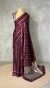 Deep wine soft Gajji silk saree- PBRNAK5A