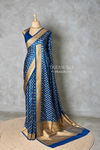 Blue Satin silk Saree - PBRKIV6E