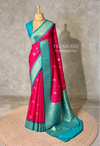 Rani Pink silk Saree - PBRKIV5