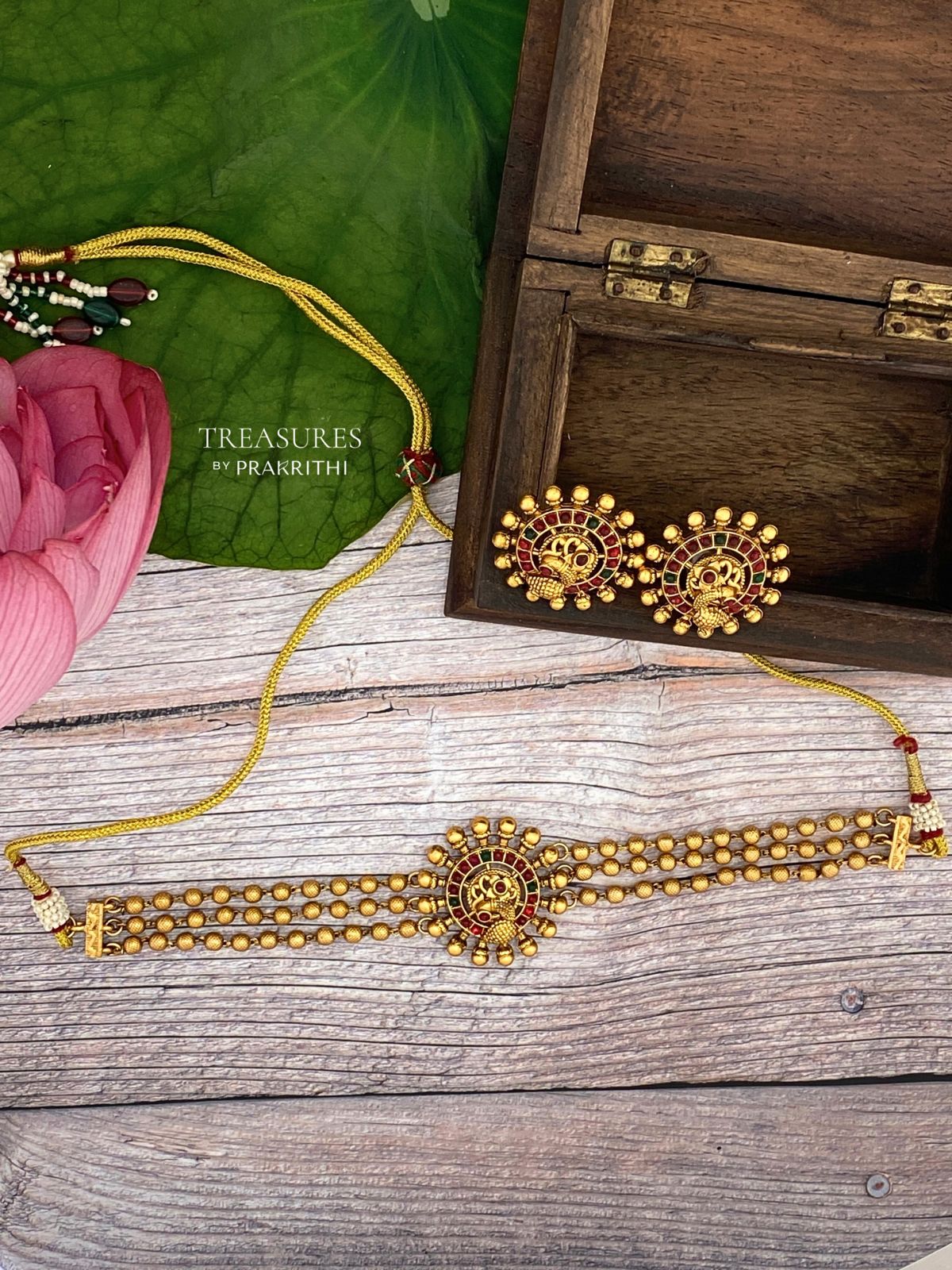 Goddess Lakshmi Choker Set -JN66