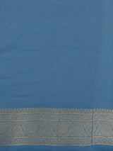 Light Blue Banarasi Georgette Saree - PBRH2DN3