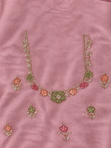 Mauve Pink soft tissue silk Designer saree- PBRCK6C