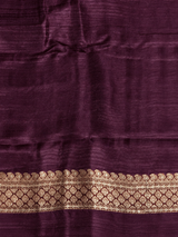 Deep wine Viscose Silk Saree - PBRATH5D