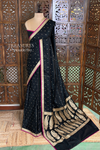 Black Mashru Banarasi silk Saree - PBRRAH2D