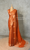 Orange Brocade banarasi saree -MPSB50A