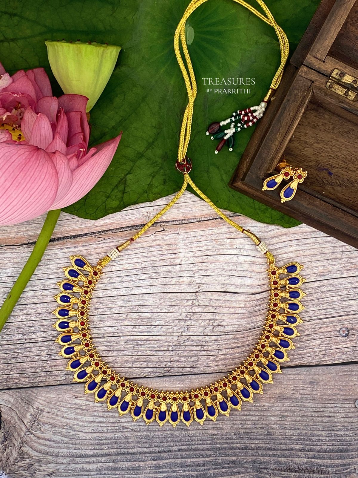 Blue Palakka Necklace - JN52