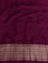 Deep Wine Georgette fabric saree- PBRVAR1A