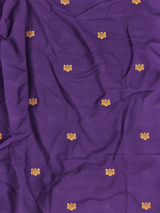 Violet Banarasi satin silk saree - PBRMM5F