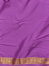 Purple Semi Mysore crepe Silk Saree - PBRMJ5G