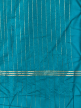 Blue Chanderi silk cotton saree- PBRNAK4H