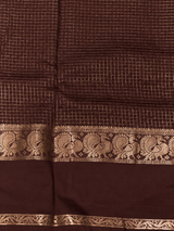 Brown Soft silk Saree - PBRFA4B