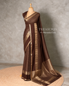 Brown Soft silk Saree - PBRFA4B