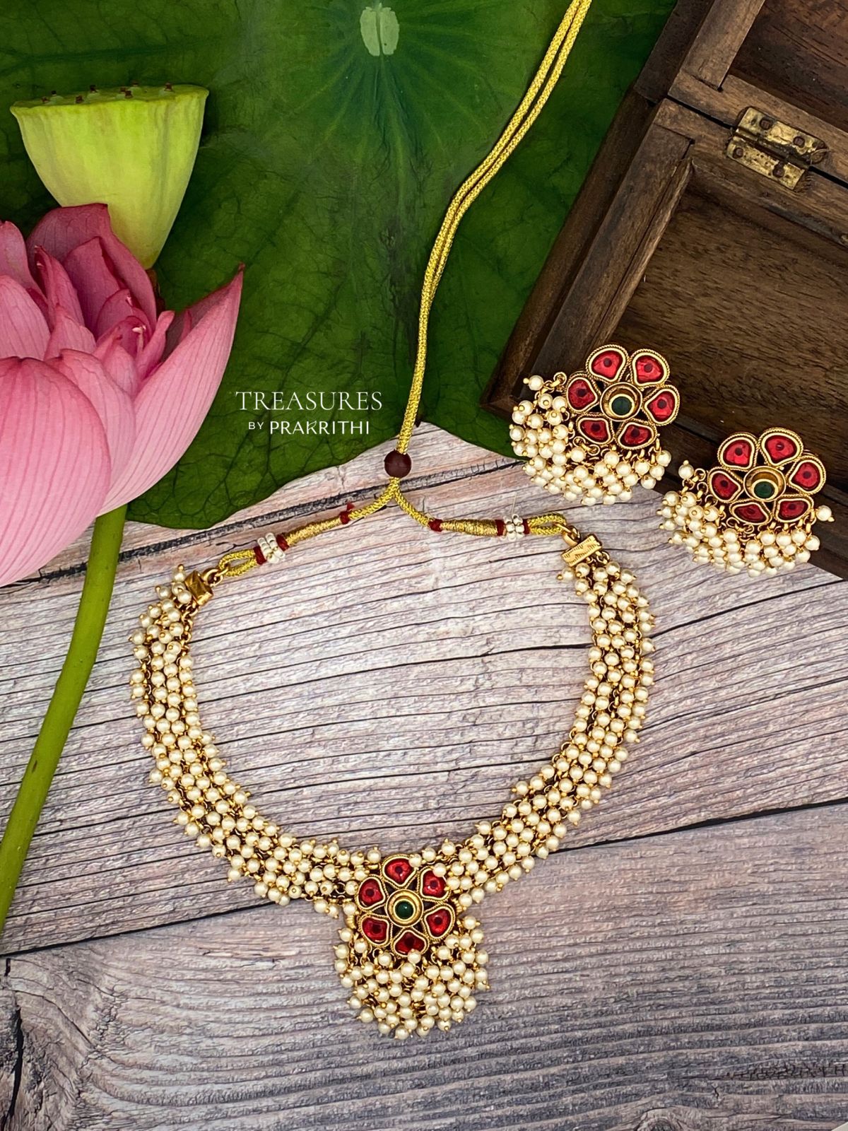 Rakta Kamala necklace-JN49