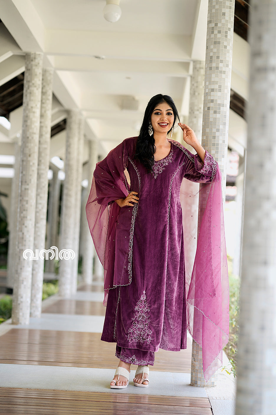 MAUVE SALWAR SET - SLV03