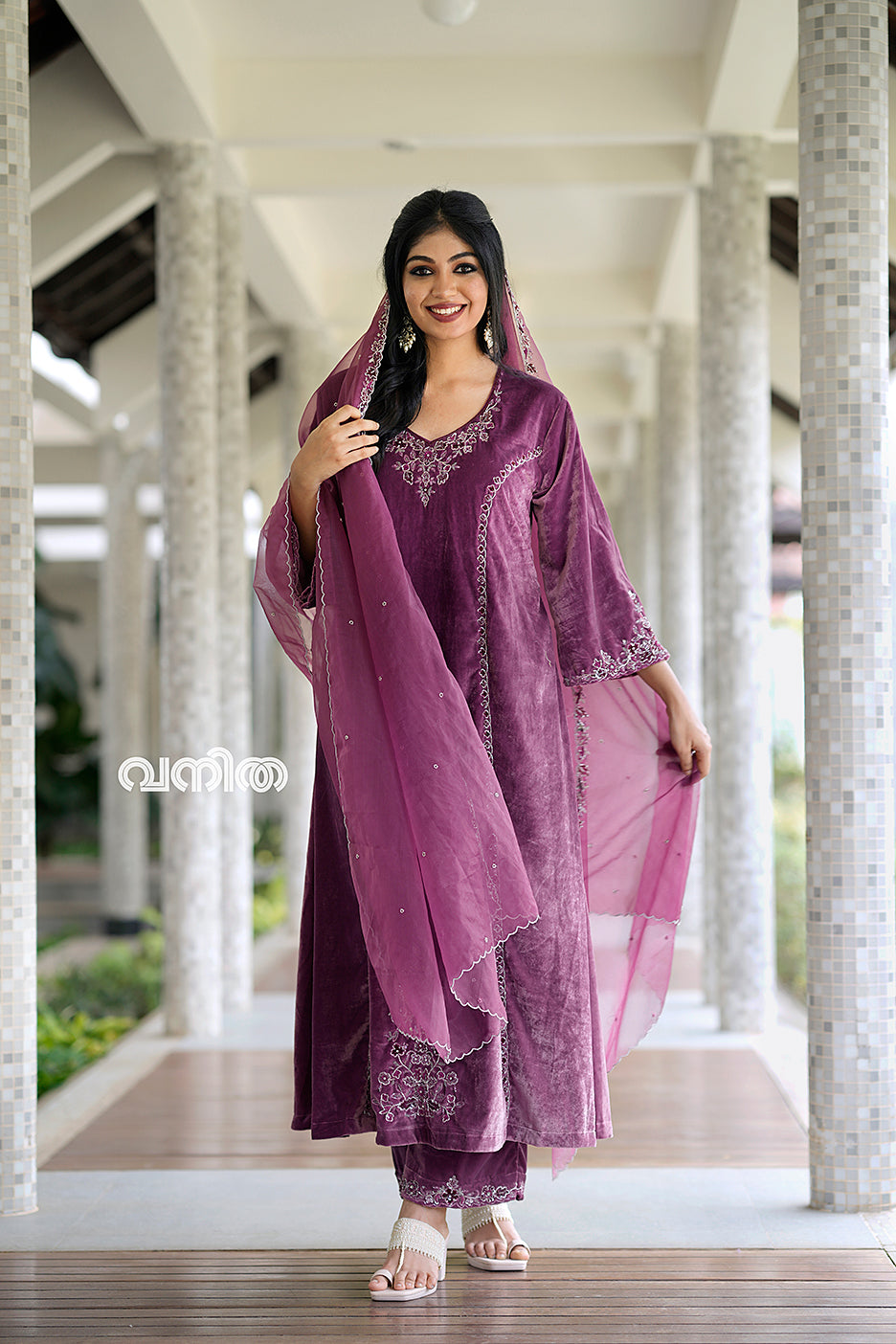 MAUVE SALWAR SET - SLV03