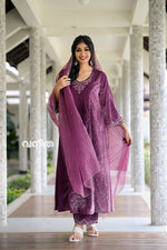 MAUVE SALWAR SET - SLV03