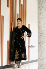 BLACK VELVET SALWAR - SLV04
