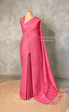 Dark pink semi tusser silk saree - PBRSS2E