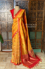 Yellow Chanderi saree - PBR66