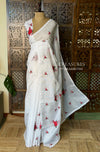 White Kotta silk saree - PBR68A