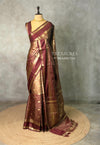 Maroon soft Tissue banarasi silksaree -PFAZ17