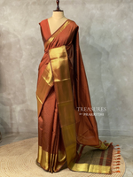 Brown banarasi silksaree - RUK2
