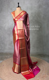 Pink and Red Tissue banarasi silk saree -PASILK3B
