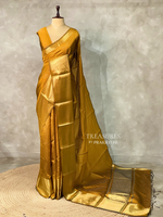 Golden Yellow banarasi silksaree - RUK2J