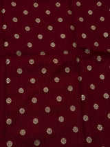 Red viscose georgette saree - PBRVT2E