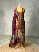 Maheshwari tissue unstitched salwar set: PBRUS24