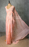 Peach Net kotta saree - PBR34B2