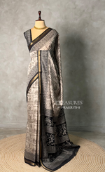 Tribal Printed silk cotton saree -PBR19B