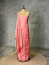 Chanderi unstitched salwar set: PBRUS43