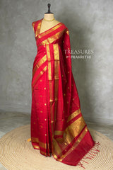 Red banarasi silk saree -PIH99E