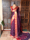 Maroon Semi banarasi silksaree -PFAZ13