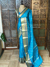 Blue Semi banarasi silksaree -PFAZ3