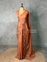 Biscuit colour Soft kotta saree- PBR29D