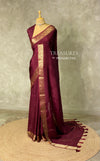 Maroon Pure Viscose Silk Saree - PBRATH4E