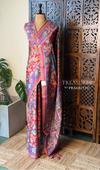 Maroon Soft silk saree- PBR30B