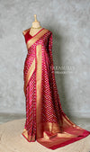 Maroon Satin silk Saree - PBRKIV6G