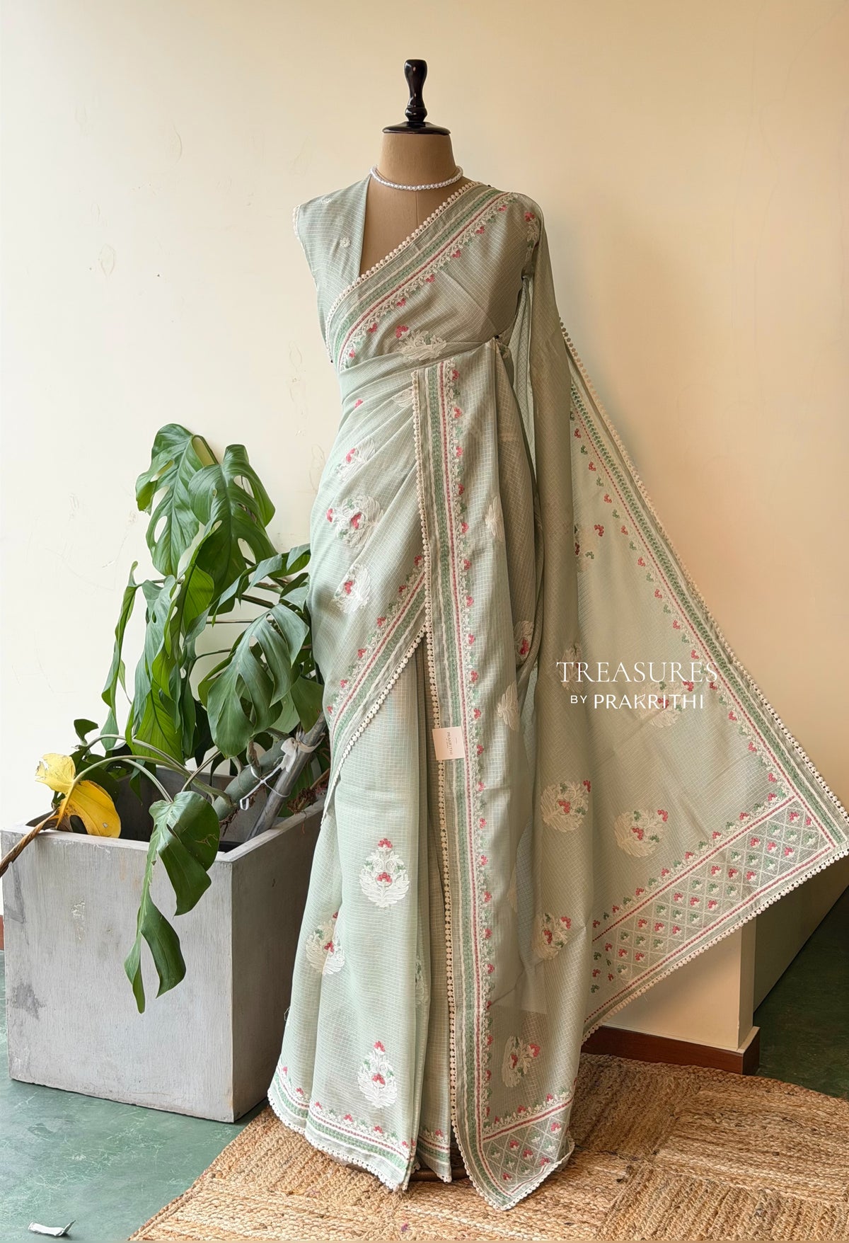 Pastal blue silk Kotta sareesaree -PBR10I